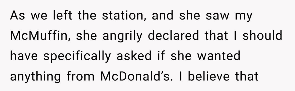 Wife Explodes After Husband Buys Himself A McMuffin Without Asking Twice