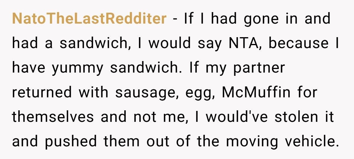 Wife Explodes After Husband Buys Himself A McMuffin Without Asking Twice