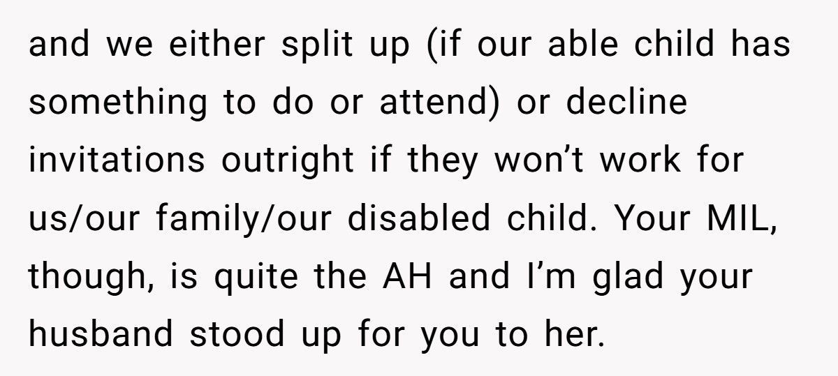 Mom Says “Not My Job” When Asked To Assist Friend’s Disabled Son Mom Says “Not My Job” When Asked To Assist Friend’s Disabled Son