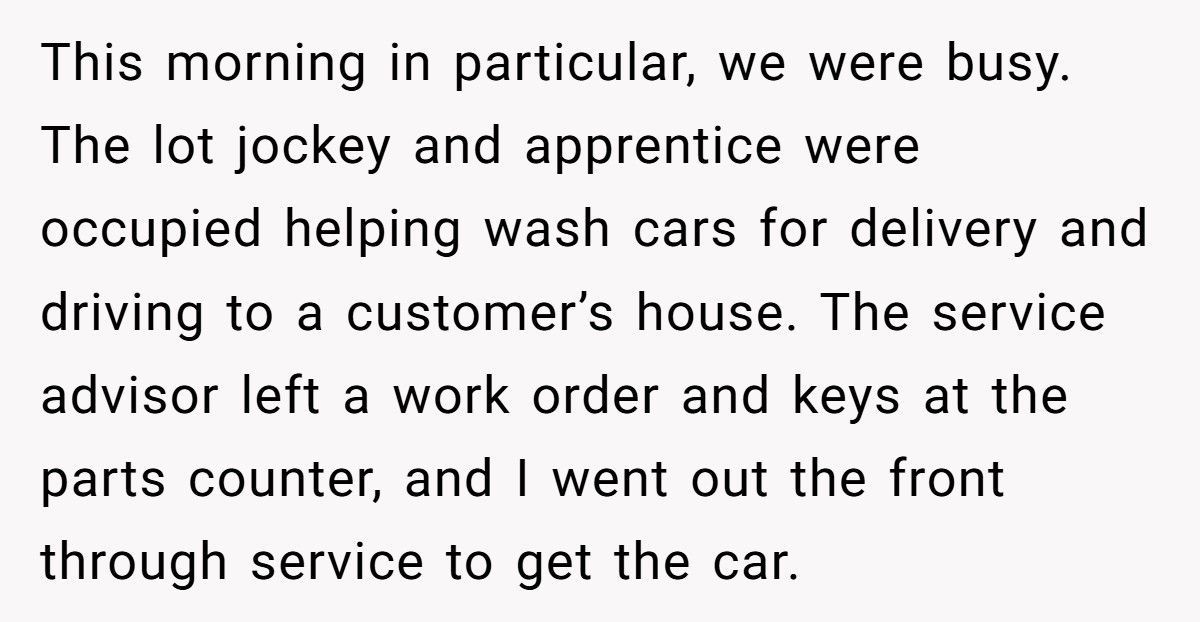 Customer Refuses Female Mechanic, Ends Up Waiting Two Hours For Nothing