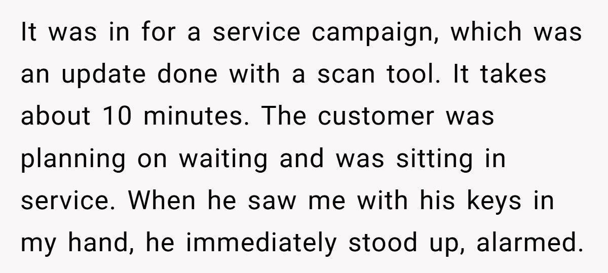 Customer Refuses Female Mechanic, Ends Up Waiting Two Hours For Nothing