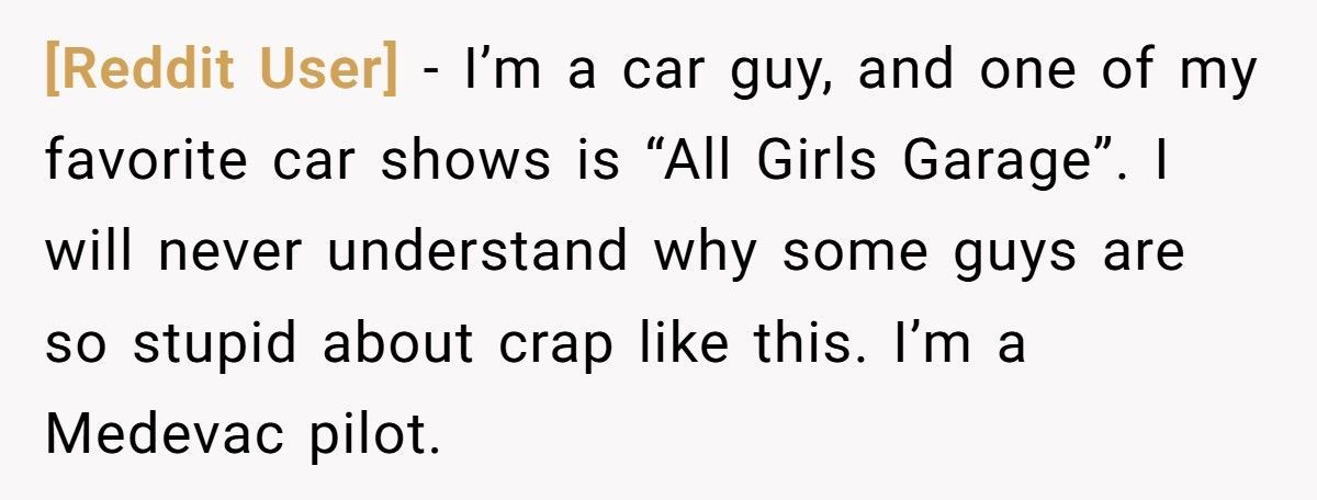 Customer Refuses Female Mechanic, Ends Up Waiting Two Hours For Nothing