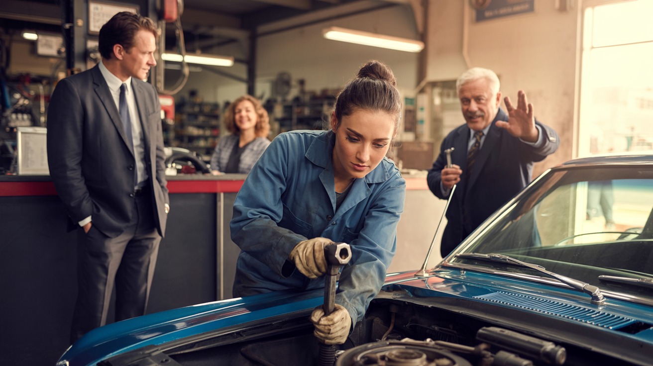 Customer Refuses Female Mechanic, Ends Up Waiting Two Hours For Nothing