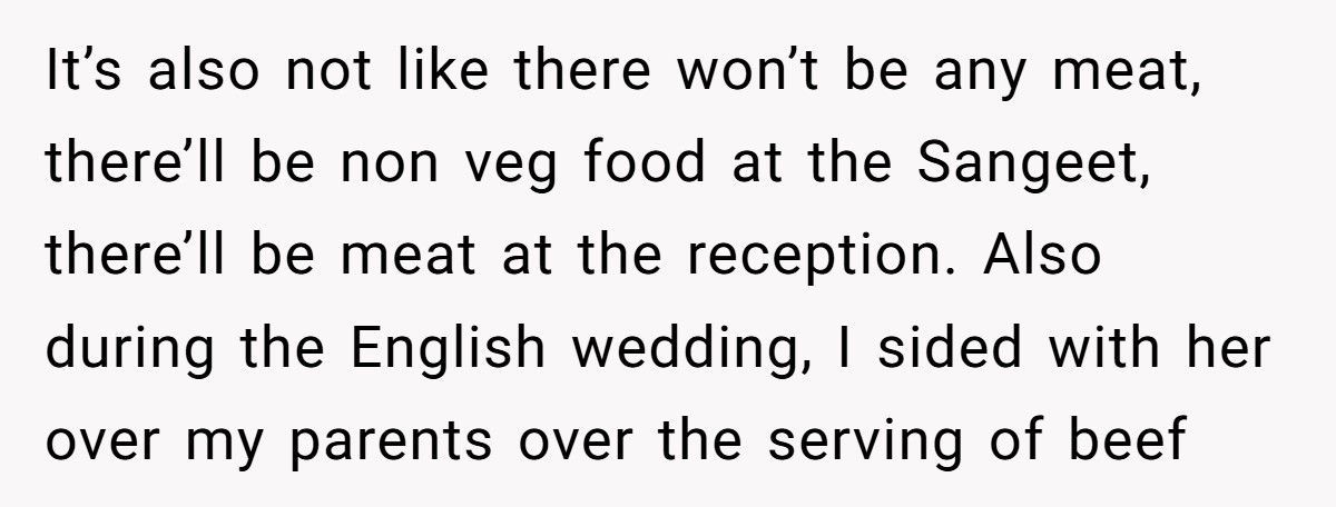 Bride Wants Meat At Traditional Hindu Wedding, Groom Calls It Disrespectful