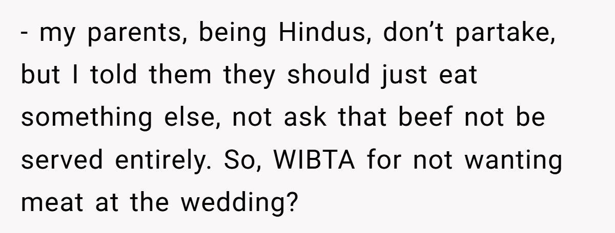 Bride Wants Meat At Traditional Hindu Wedding, Groom Calls It Disrespectful