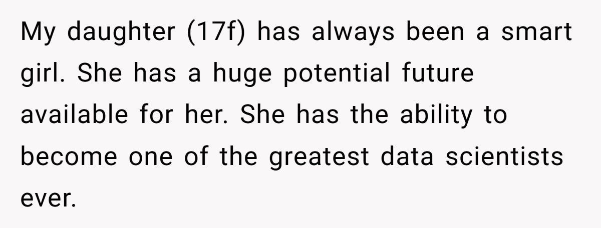 Dad Tries To Force Daughter Into Tech Career, She Explodes And Calls Him Out