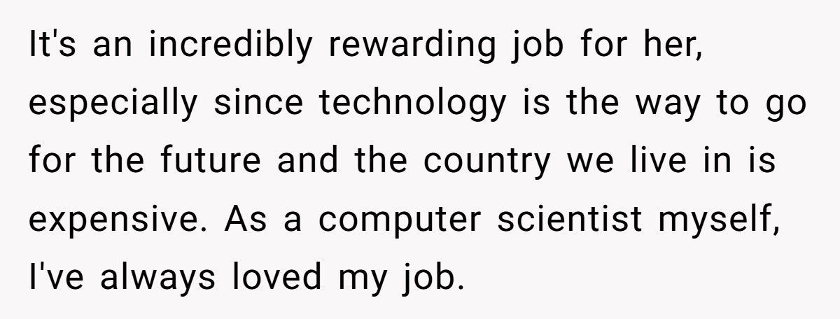 Dad Tries To Force Daughter Into Tech Career, She Explodes And Calls Him Out