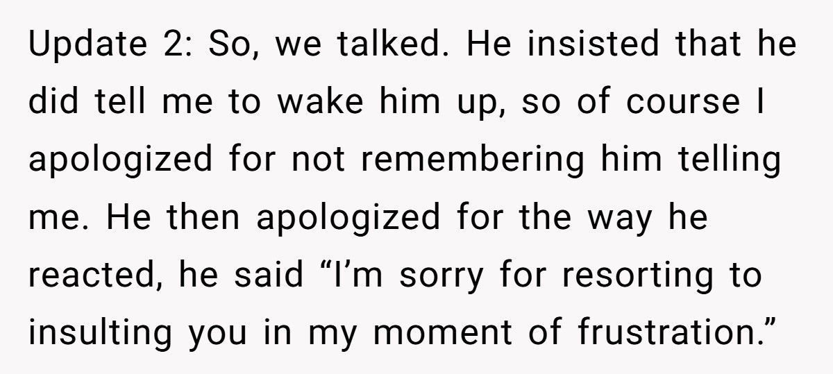 Boyfriend Explodes At Girlfriend For “Forgetting” To Wake Him Up For Work