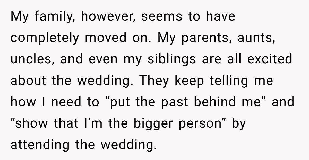 Woman Refuses To Attend Cousin’s Wedding After Cousin Marries The Ex Who Cheated With Her