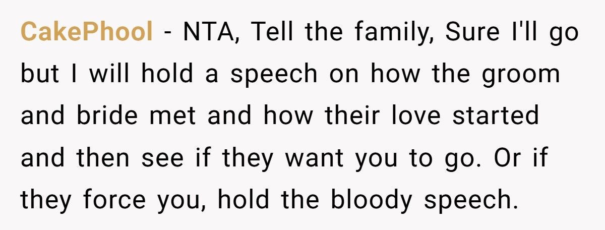 Woman Refuses To Attend Cousin’s Wedding After Cousin Marries The Ex Who Cheated With Her