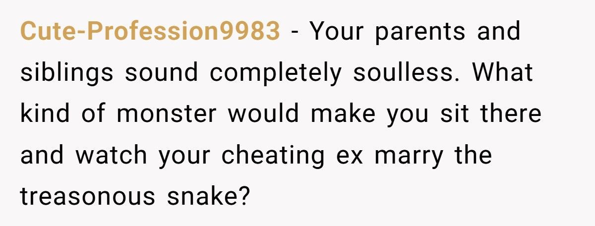 Woman Refuses To Attend Cousin’s Wedding After Cousin Marries The Ex Who Cheated With Her