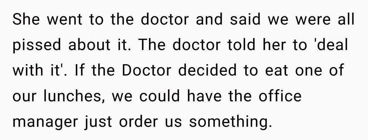 Doctor Steals Staff Lunches, Ends Up Paying Hundreds For Steak Dinners Instead