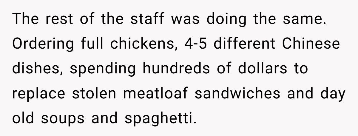 Doctor Steals Staff Lunches, Ends Up Paying Hundreds For Steak Dinners Instead