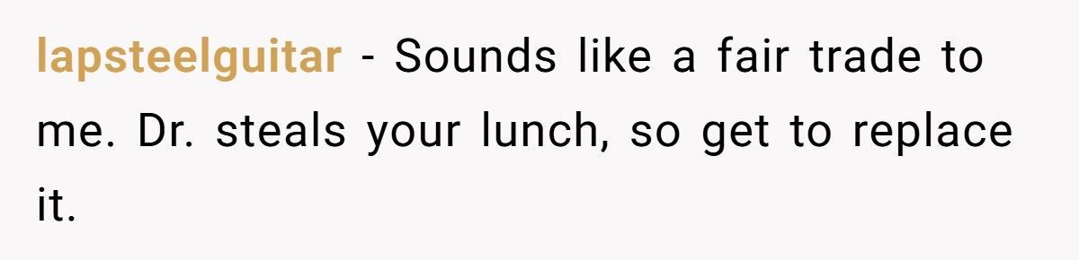 Doctor Steals Staff Lunches, Ends Up Paying Hundreds For Steak Dinners Instead