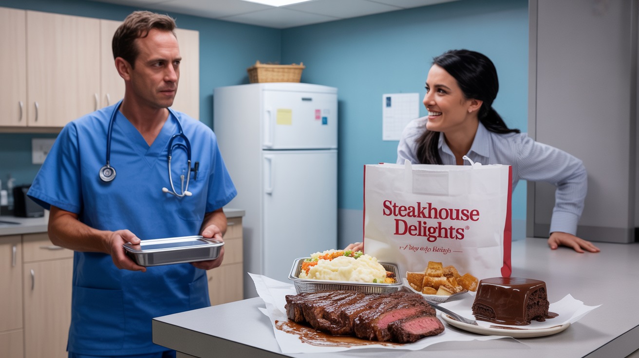 Doctor Steals Staff Lunches, Ends Up Paying Hundreds For Steak Dinners Instead