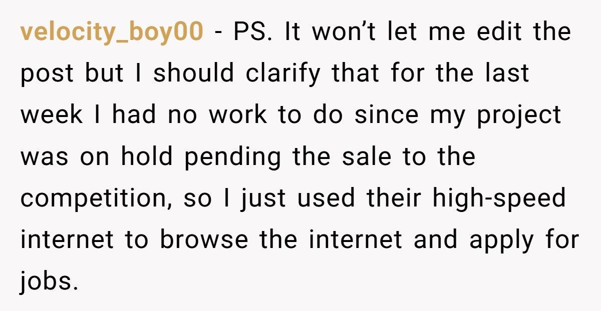 Company Forgot To Fire Him, So He Got Paid A Month To Do Nothing