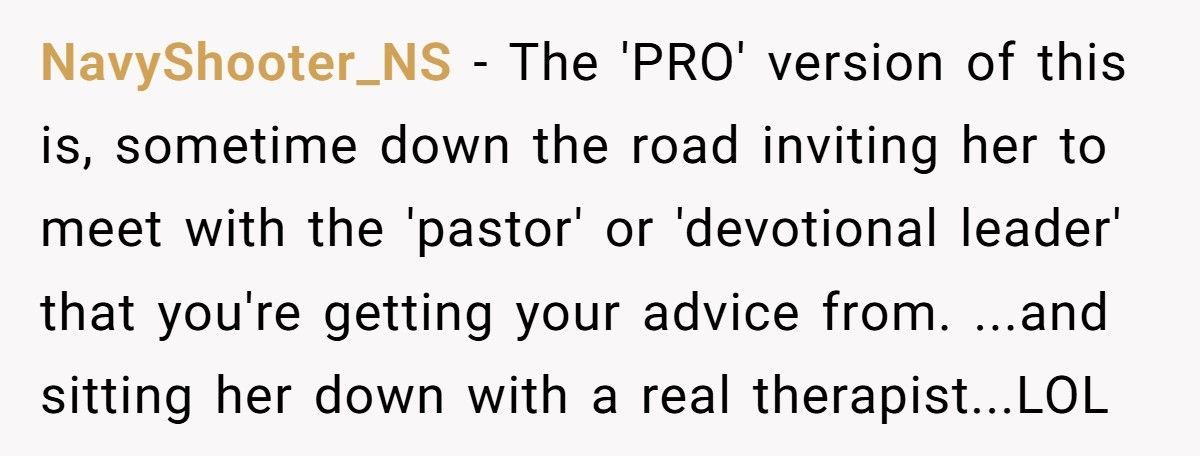 Aunt Calls Therapy Faithless, Becomes A Mega-Fan Without Knowing It