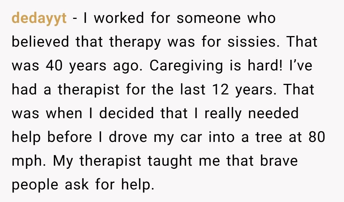 Aunt Calls Therapy Faithless, Becomes A Mega-Fan Without Knowing It