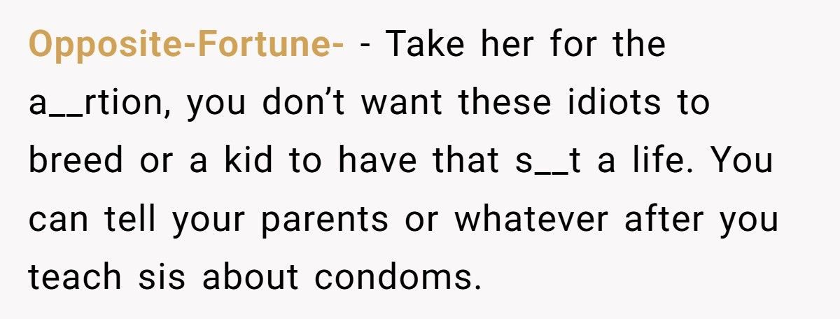 Evangelical Sister Calls Abortion Murder, Then Secretly Books One For Herself