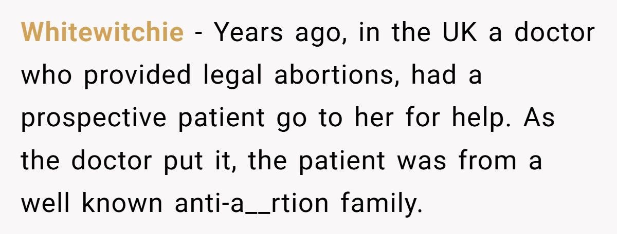 Evangelical Sister Calls Abortion Murder, Then Secretly Books One For Herself