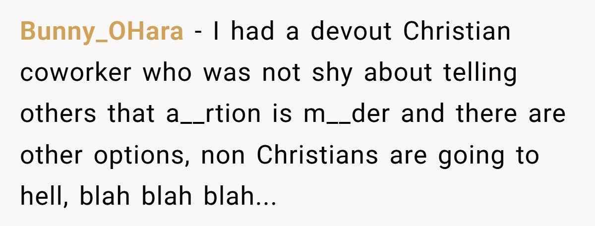 Evangelical Sister Calls Abortion Murder, Then Secretly Books One For Herself