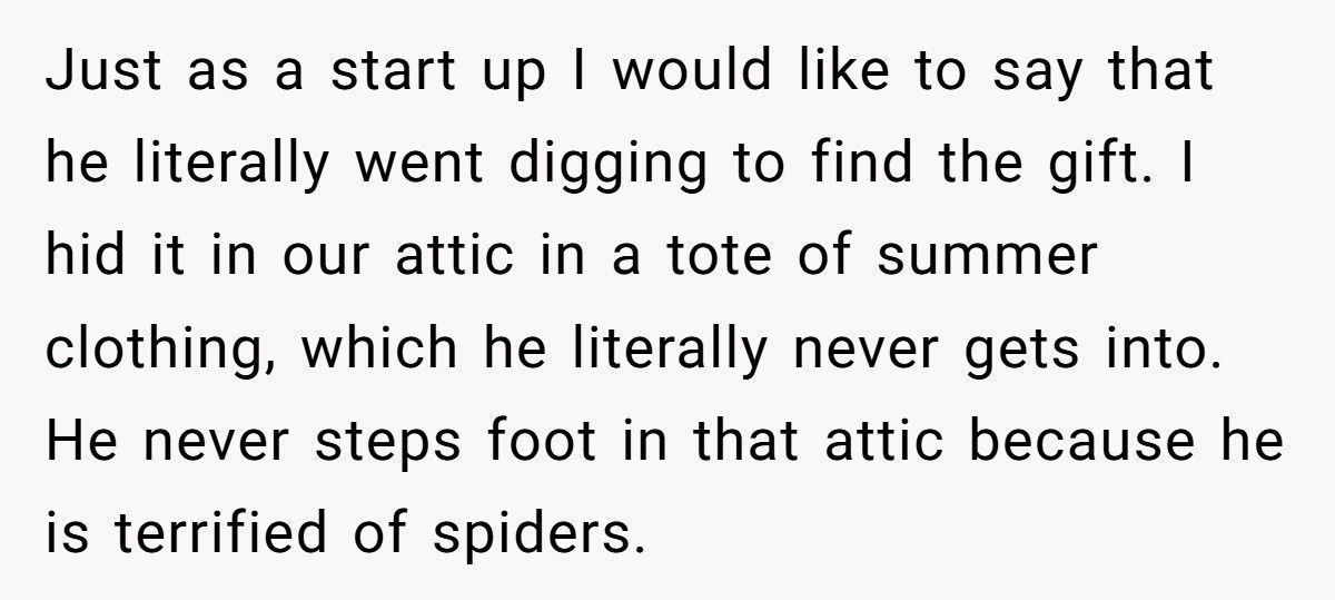 Wife Wonders If She Should Return Husband’s Dream Gift After He Snooped And Stole It