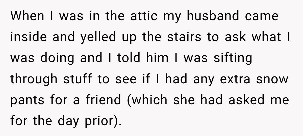 Wife Wonders If She Should Return Husband’s Dream Gift After He Snooped And Stole It