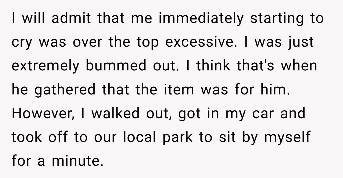 Wife Wonders If She Should Return Husband’s Dream Gift After He Snooped And Stole It