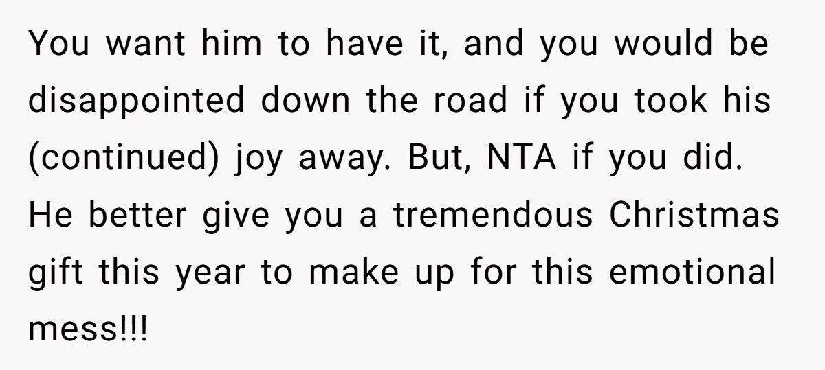 Wife Wonders If She Should Return Husband’s Dream Gift After He Snooped And Stole It