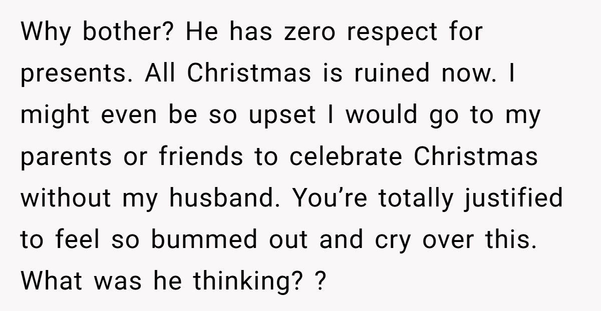 Wife Wonders If She Should Return Husband’s Dream Gift After He Snooped And Stole It