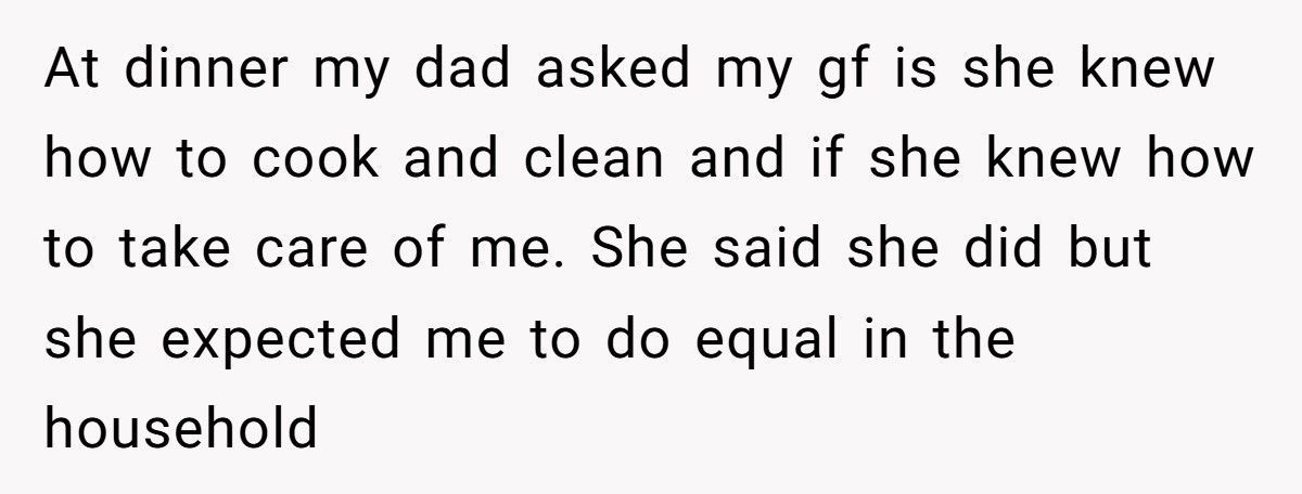 Girlfriend Snaps At Boyfriend’s Dad After He Demands She “Take Care Of His Son”