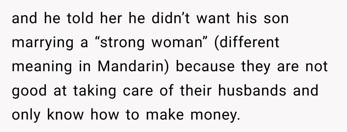 Girlfriend Snaps At Boyfriend’s Dad After He Demands She “Take Care Of His Son”