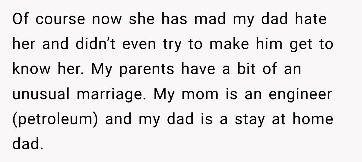 Girlfriend Snaps At Boyfriend’s Dad After He Demands She “Take Care Of His Son”