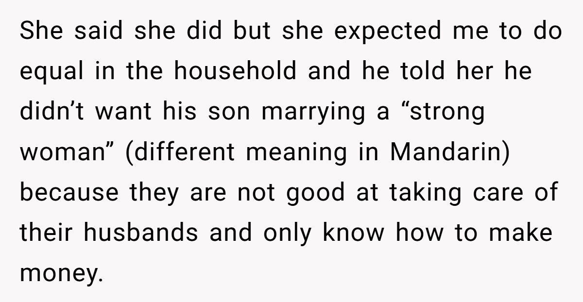 Girlfriend Snaps At Boyfriend’s Dad After He Demands She “Take Care Of His Son”