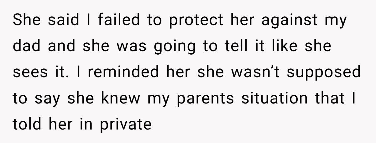 Girlfriend Snaps At Boyfriend’s Dad After He Demands She “Take Care Of His Son”