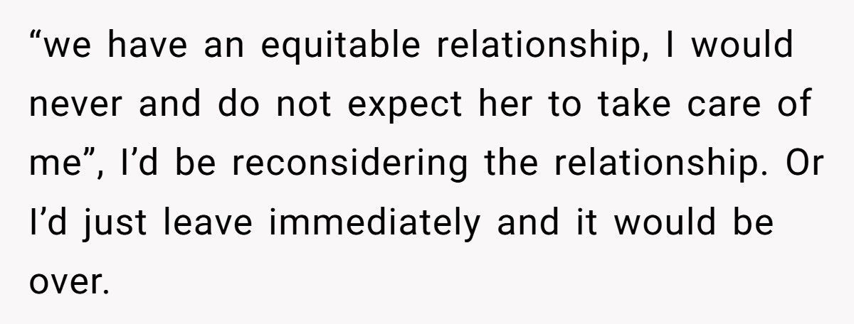 Girlfriend Snaps At Boyfriend’s Dad After He Demands She “Take Care Of His Son”