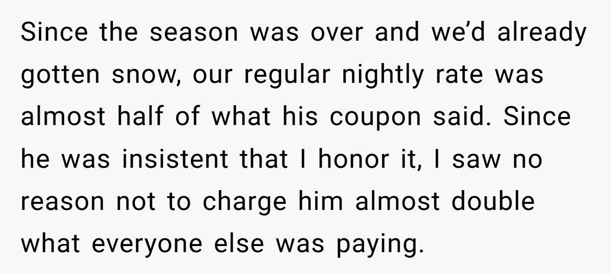 Guest Insists On Using Expired Coupon, Clerk Happily Complies