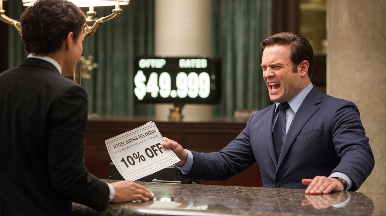 Guest Insists On Using Expired Coupon, Clerk Happily Complies