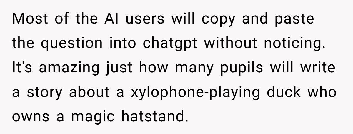 Teacher Outsmarts Students Using ChatGPT With One Tiny Instruction Trick