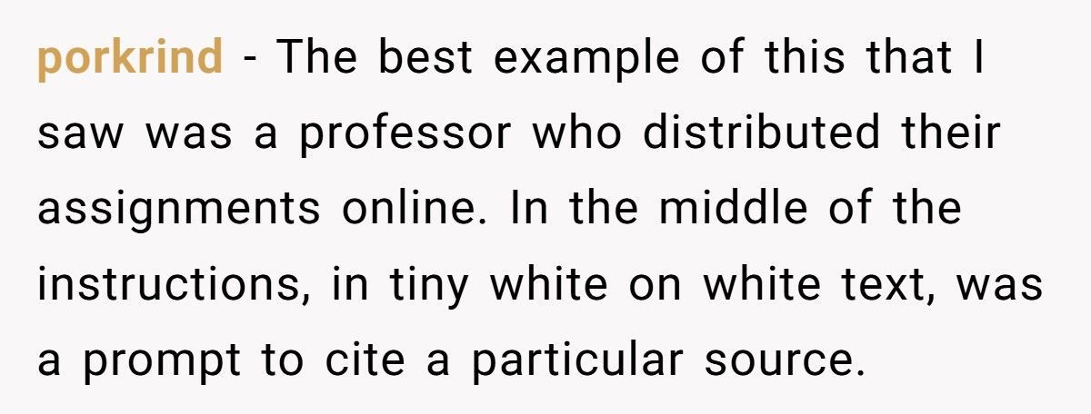 Teacher Outsmarts Students Using ChatGPT With One Tiny Instruction Trick