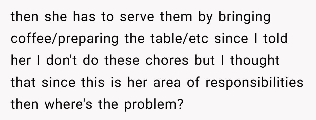 Man Tells Stay-At-Home Wife She Must Cook for His Friends Anytime He Invites Them Over