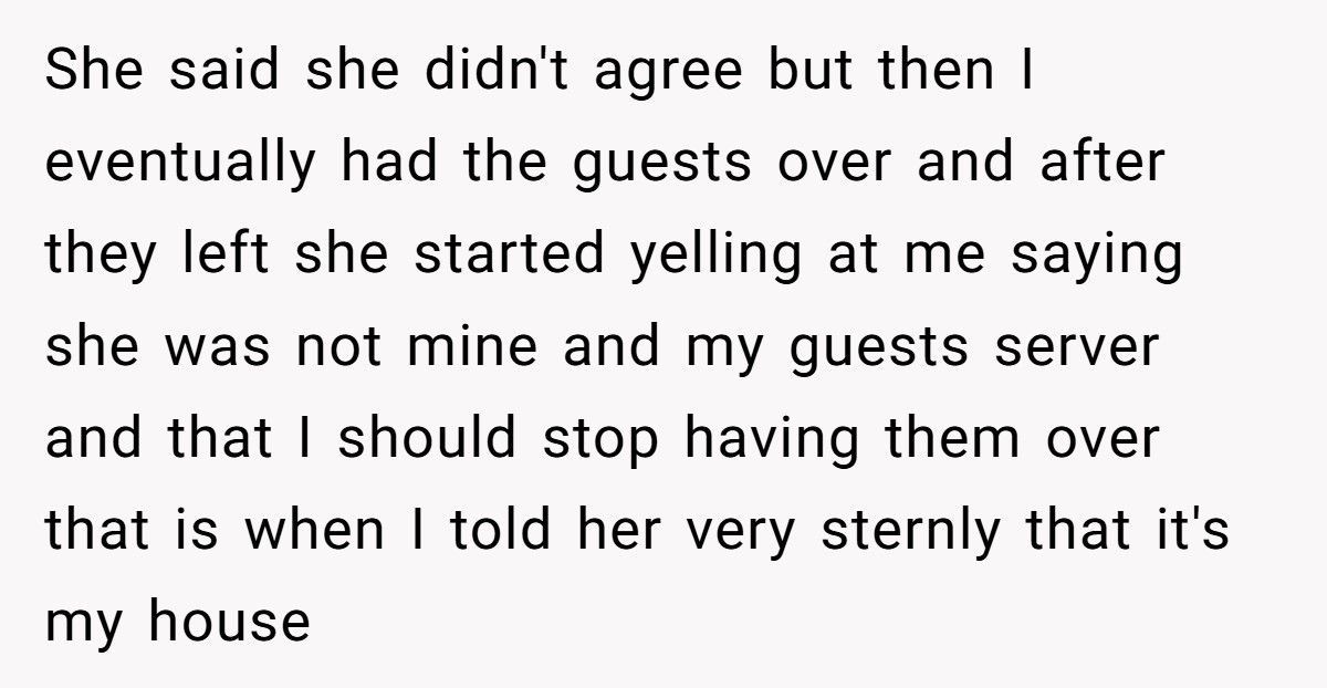 Man Tells Stay-At-Home Wife She Must Cook for His Friends Anytime He Invites Them Over