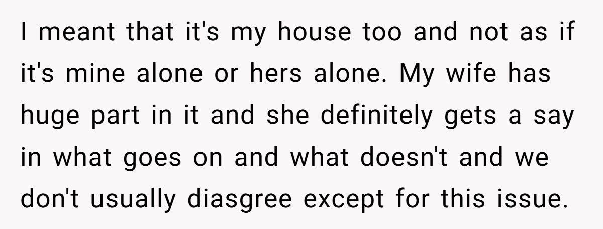 Man Tells Stay-At-Home Wife She Must Cook for His Friends Anytime He Invites Them Over