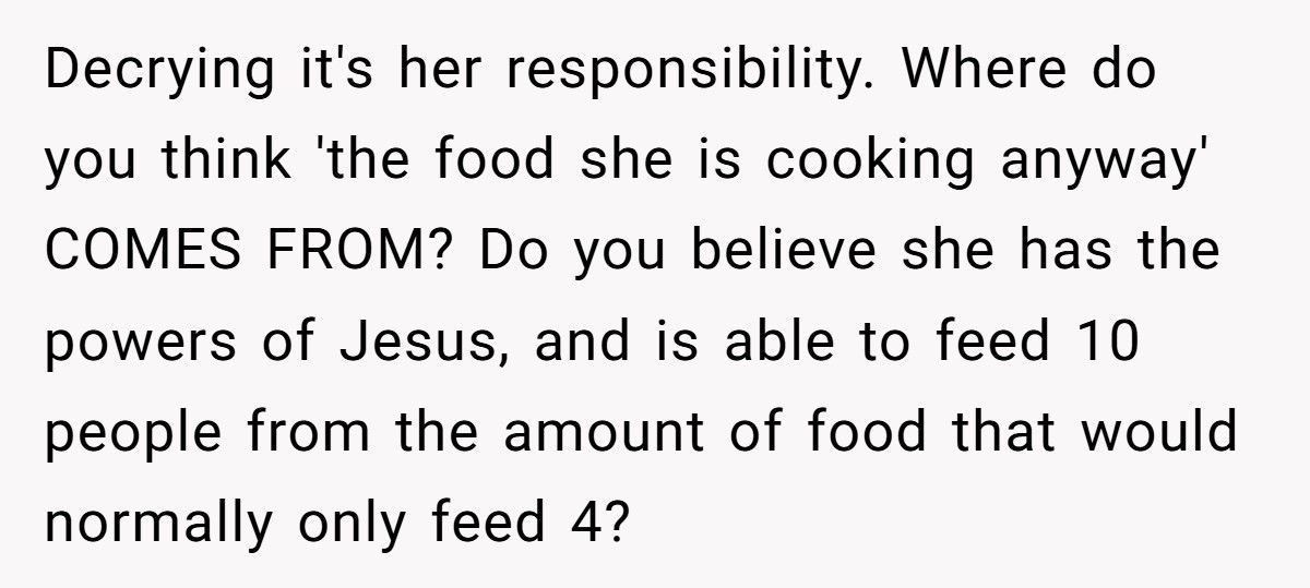 Man Tells Stay-At-Home Wife She Must Cook for His Friends Anytime He Invites Them Over