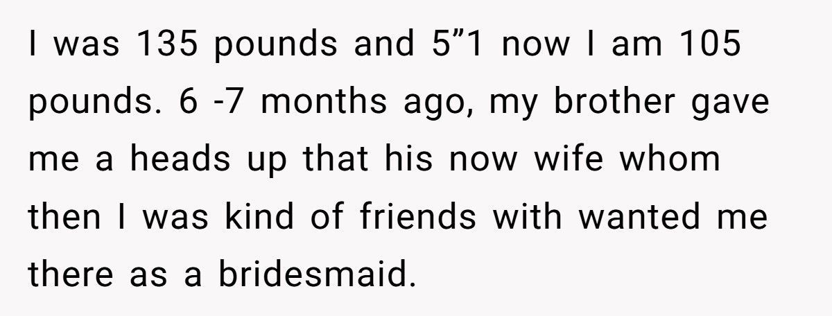 Bride Demands Bridesmaid Gain Weight Before Wedding, Gets Called A “Fat B**ch” Instead Bride Demands Bridesmaid Gain Weight Before Wedding, Gets Called A “Fat B**ch” Instead