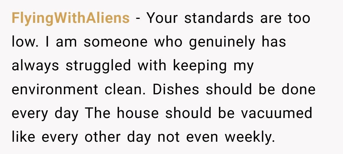 Stay-At-Home Dad Leaves Dishes For Days, Calls Wife Insane For Demanding Clean House