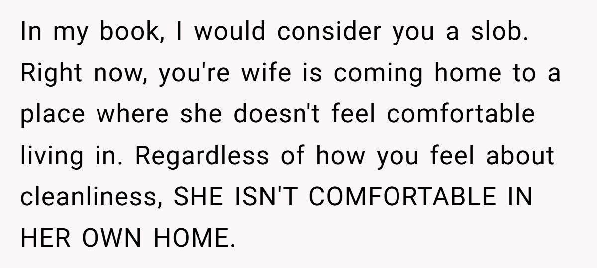Stay-At-Home Dad Leaves Dishes For Days, Calls Wife Insane For Demanding Clean House