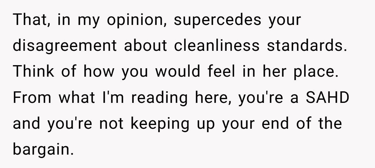 Stay-At-Home Dad Leaves Dishes For Days, Calls Wife Insane For Demanding Clean House