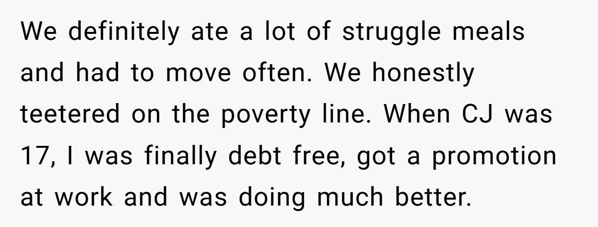 Mom Apologized Once For Raising Daughter In Poverty, Now Daughter Won’t Let It Go