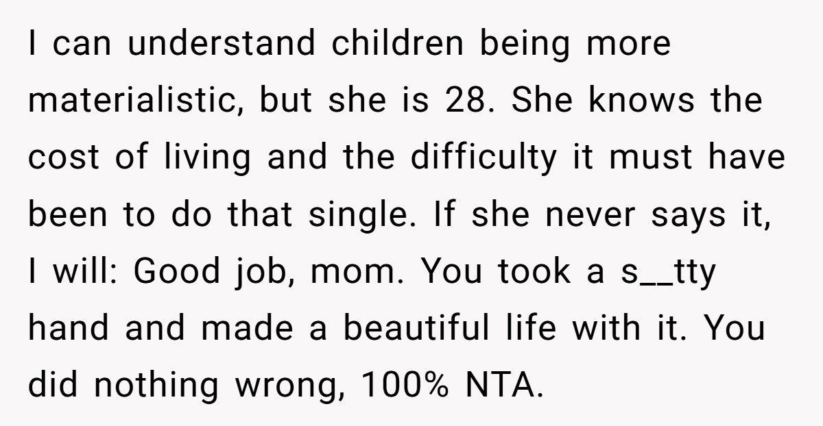 Mom Apologized Once For Raising Daughter In Poverty, Now Daughter Won’t Let It Go